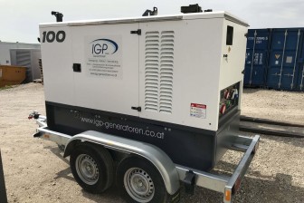 100kVA Mobil Wasserwerk Kärnten